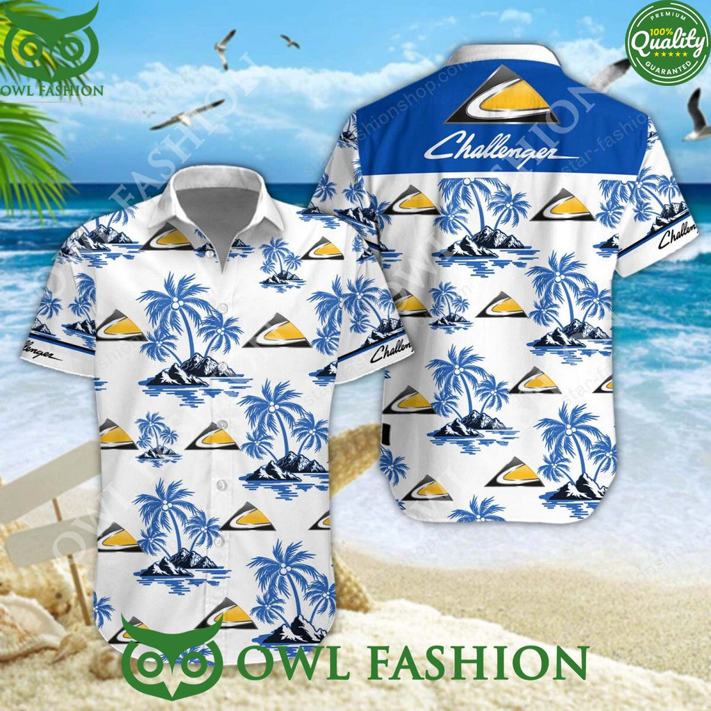 Challenger American brand of agricultural tractors hawaiian shirt and short