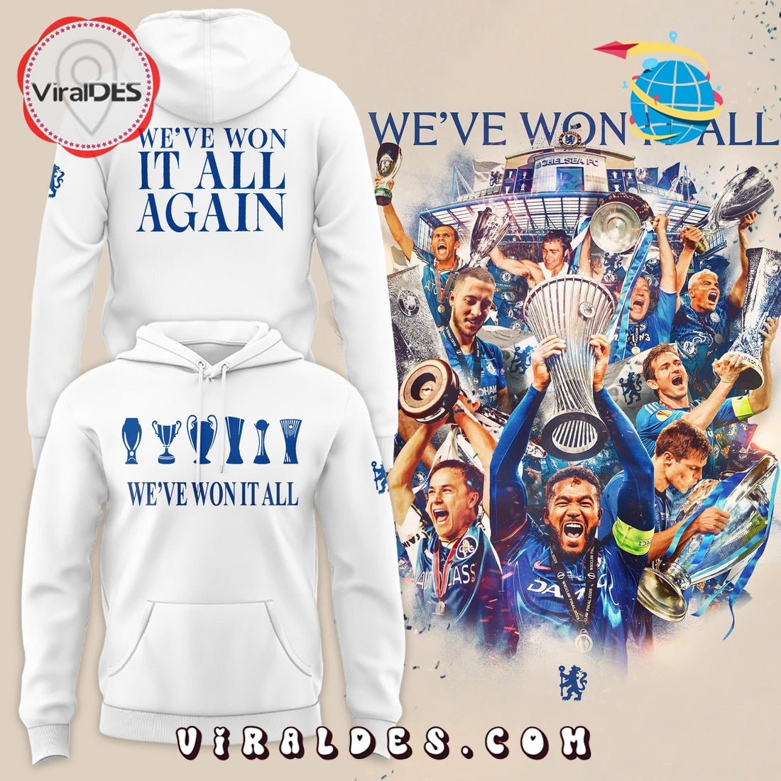Chelsea We’ve Won It All Limited Edition Hoodie