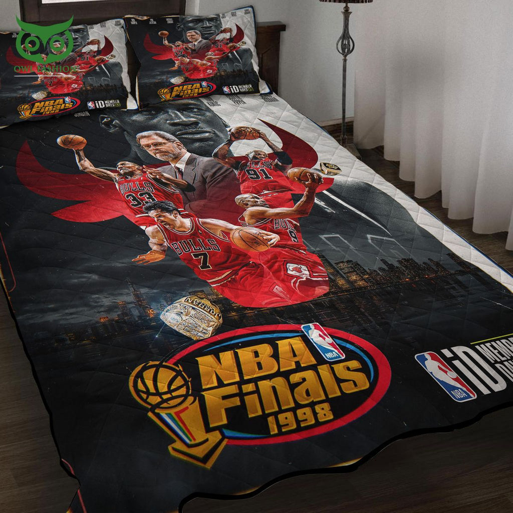 Chicago Bulls The 1998 NBA Finals Quilt Set