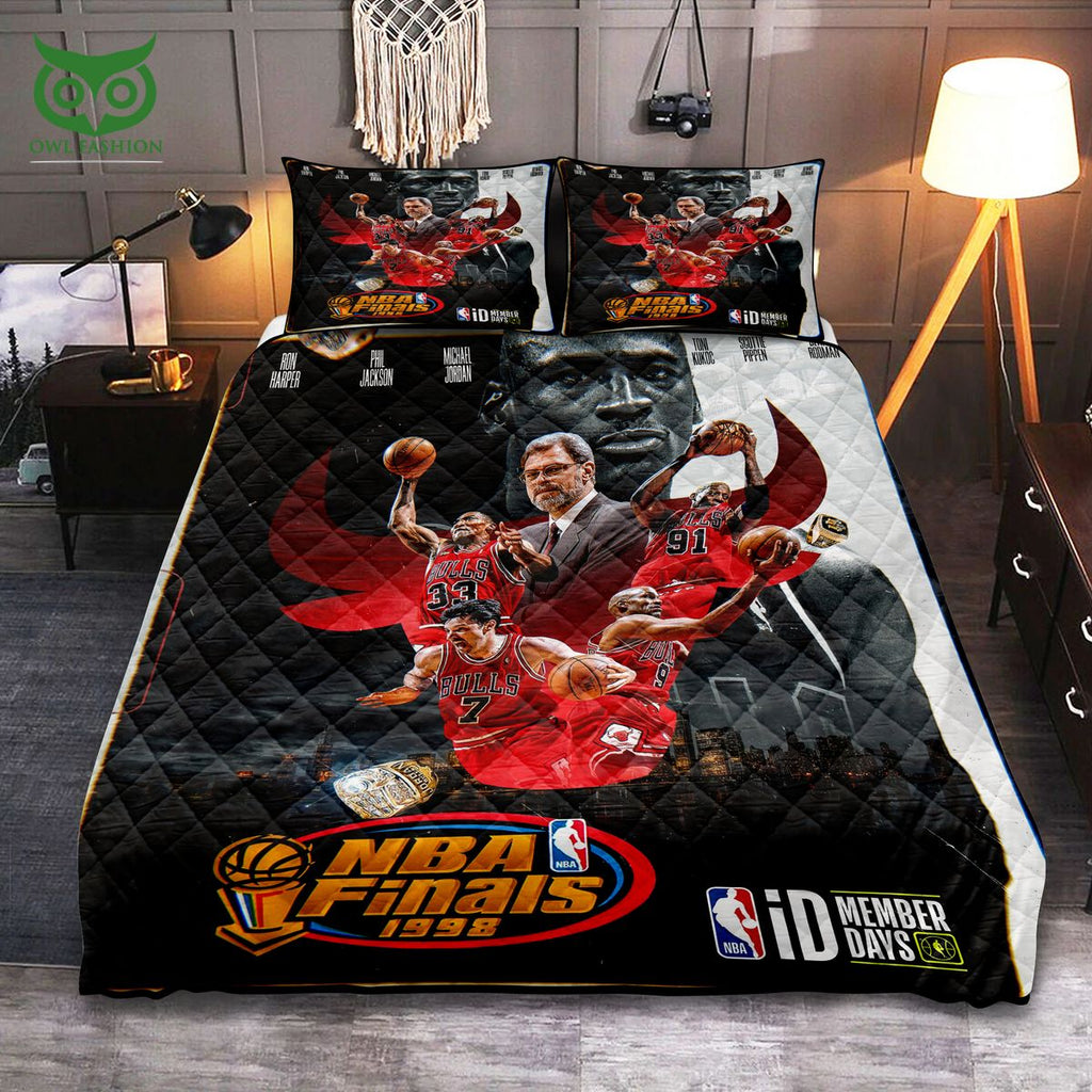 Chicago Bulls The 1998 NBA Finals Quilt Set