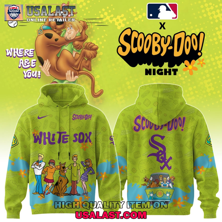Chicago White Sox Scooby Doo Night 3D Hoodie Set