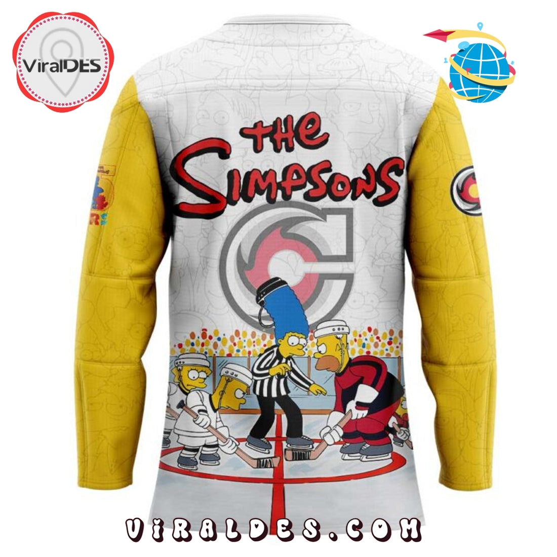 Cincinnati Cyclones x 35th The Simpsons Hockey Jersey