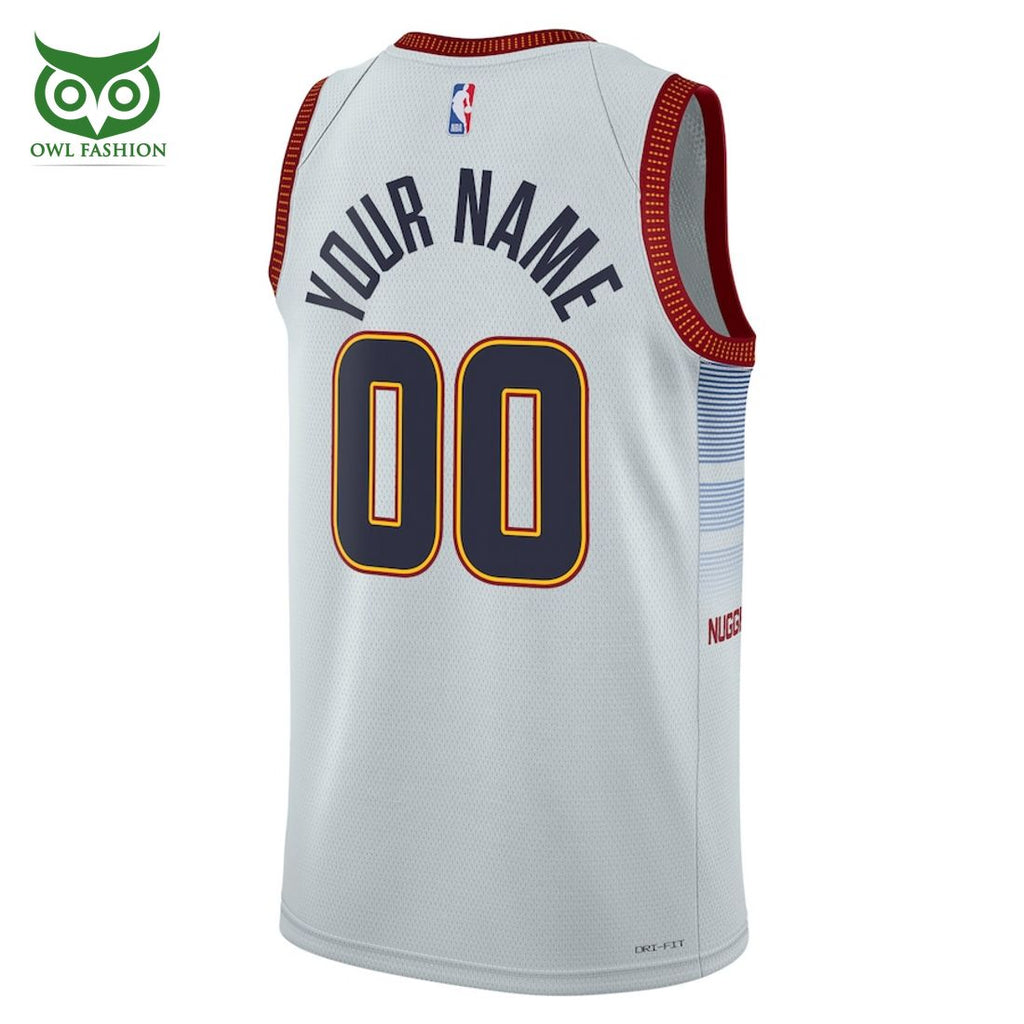 Custom Name Number Denver Nuggets NBA 3D Jersey