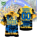Custom Name Number Tigres UANL Campeón Liga Mx 2023 Hawaiian Shirt