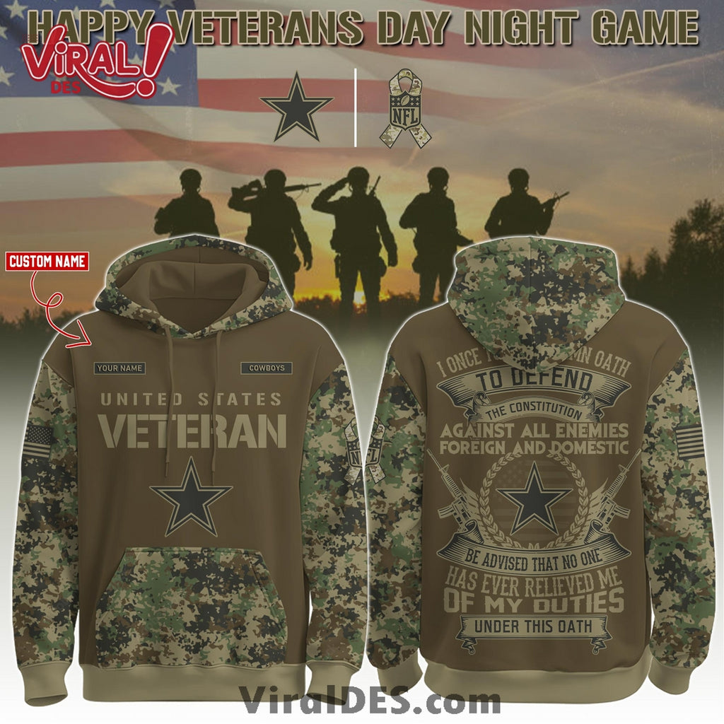 Dallas Cowboys Salute to Service Limited Editions Hoodie