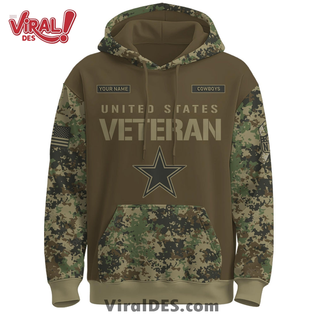 Dallas Cowboys Salute to Service Limited Editions Hoodie