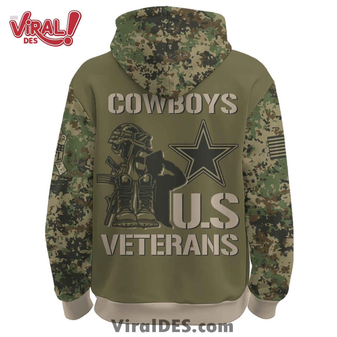 Dallas Cowboys Veteran Day 2025 Hoodie Limited Edions