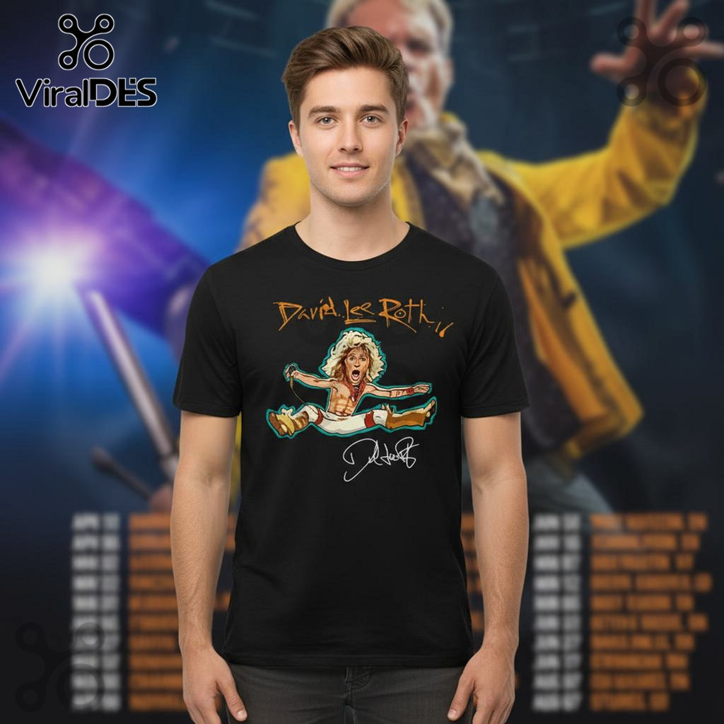 David Lee Roth 2026 Tour 3D T-Shirt