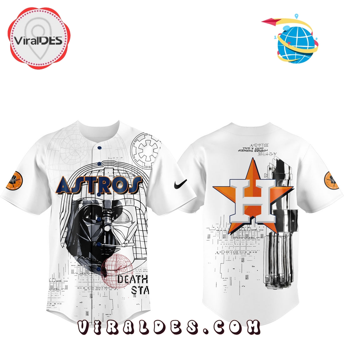 Death Wars Night x Houston Astros Baseball Jersey
