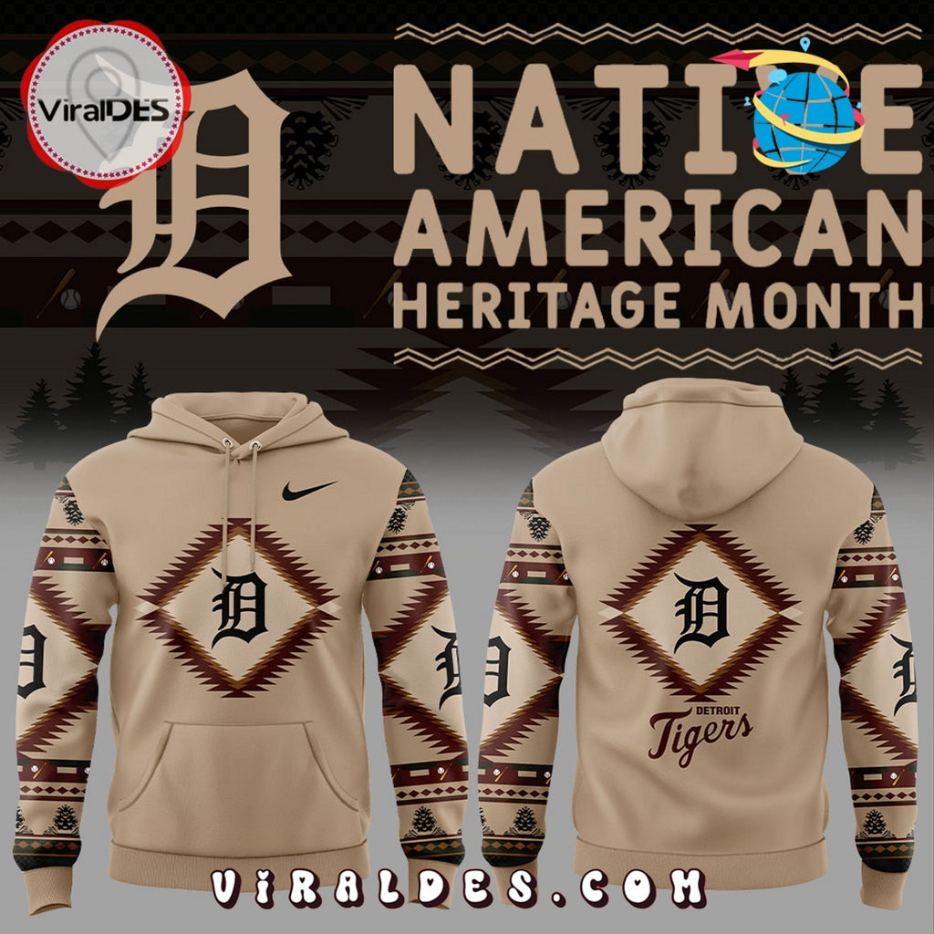 Detroit Tigers Native American Heritage 2025 Hoodie
