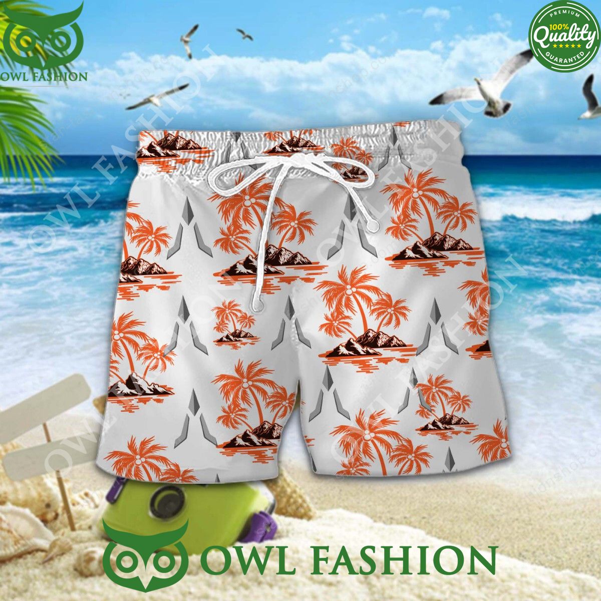 Deutz-Fahr German agricultural machinery manufacturer hawaiian shirt and short