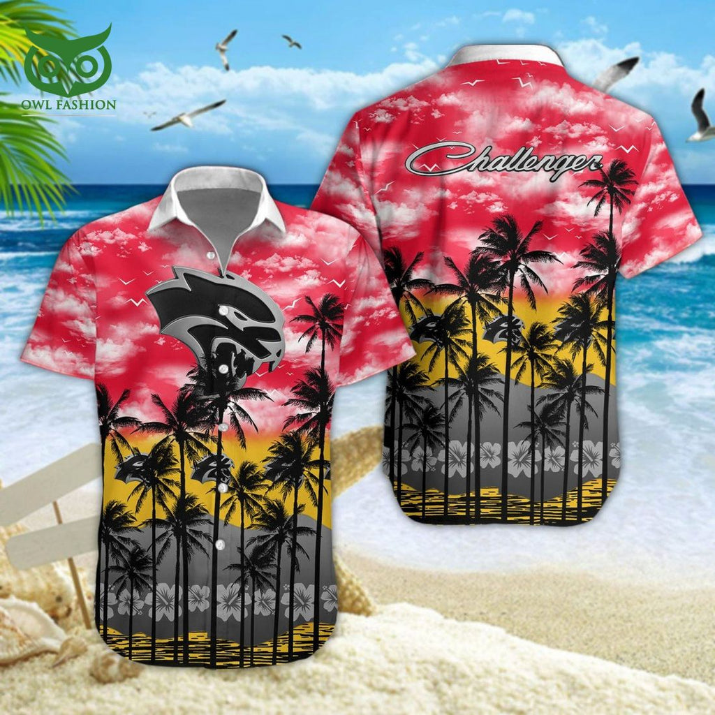 Dodge Challenger Car Hawaiian Shirt Short
