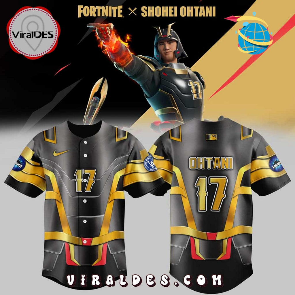 Dodgers Fortnite X Samurai Shohei Ohtani Baseball Jersey