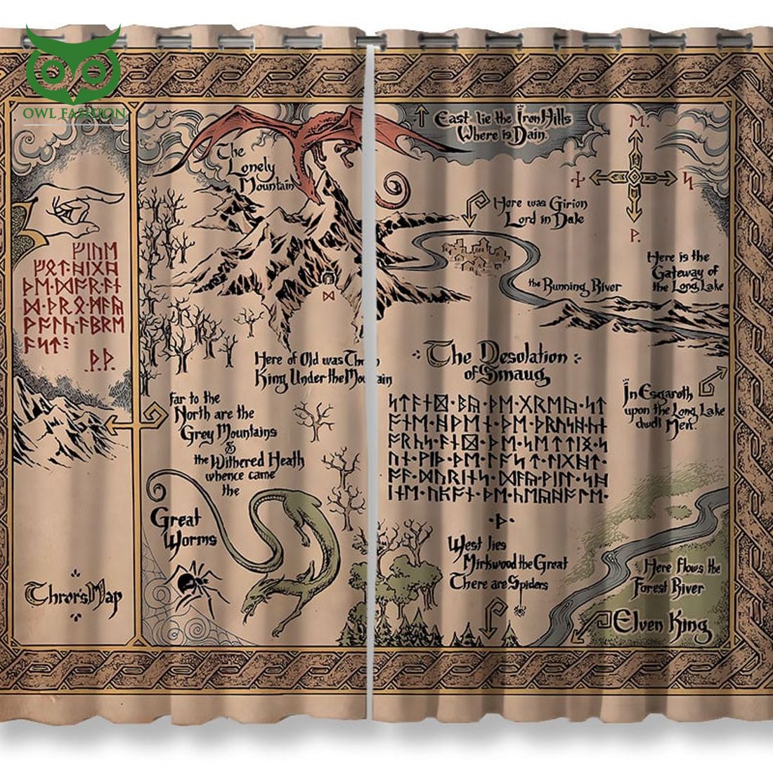 Dragon LORT Blackout Thermal Grommet Window Curtains