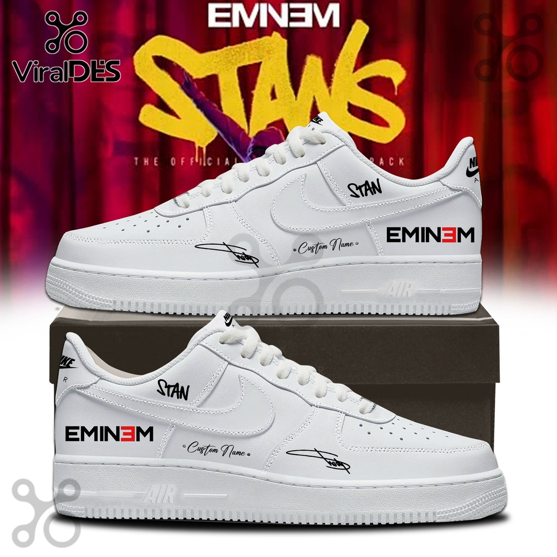 Eminem Stans Limited Edition Air Force 1 Sneakers