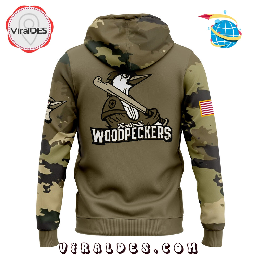 Fayetteville Woodpeckers Military Appreciation Hoodie, Long Pants
