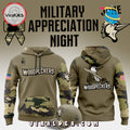 Fayetteville Woodpeckers Military Appreciation Night Hoodie