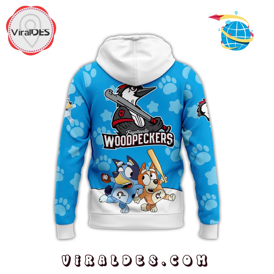 Fayetteville Woodpeckers x Bluey Day Hoodie, Long Pants