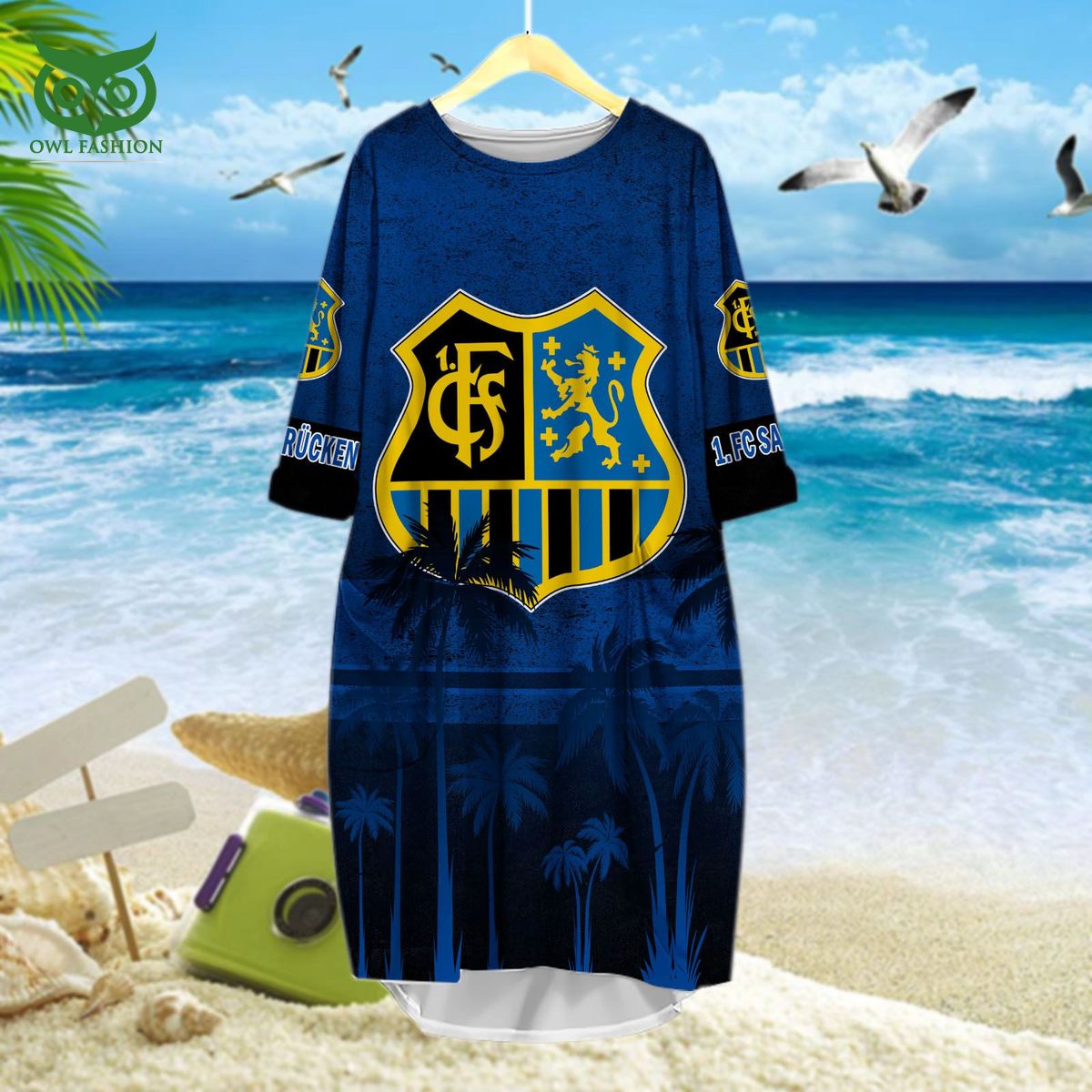 FC Saarbrucken Germany Bundesliga 3D Tshirt Hawaiian Shorts