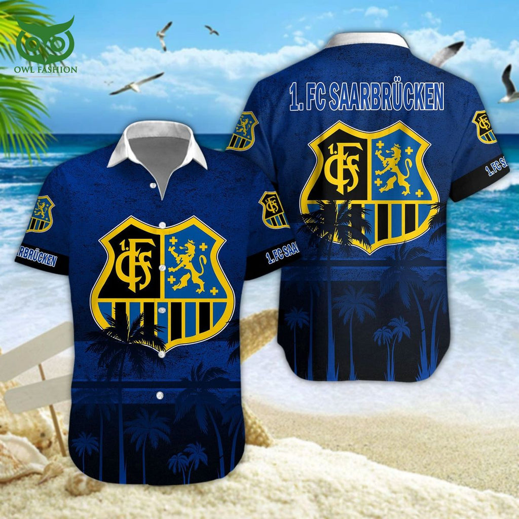 FC Saarbrucken Germany Bundesliga 3D Tshirt Hawaiian Shorts