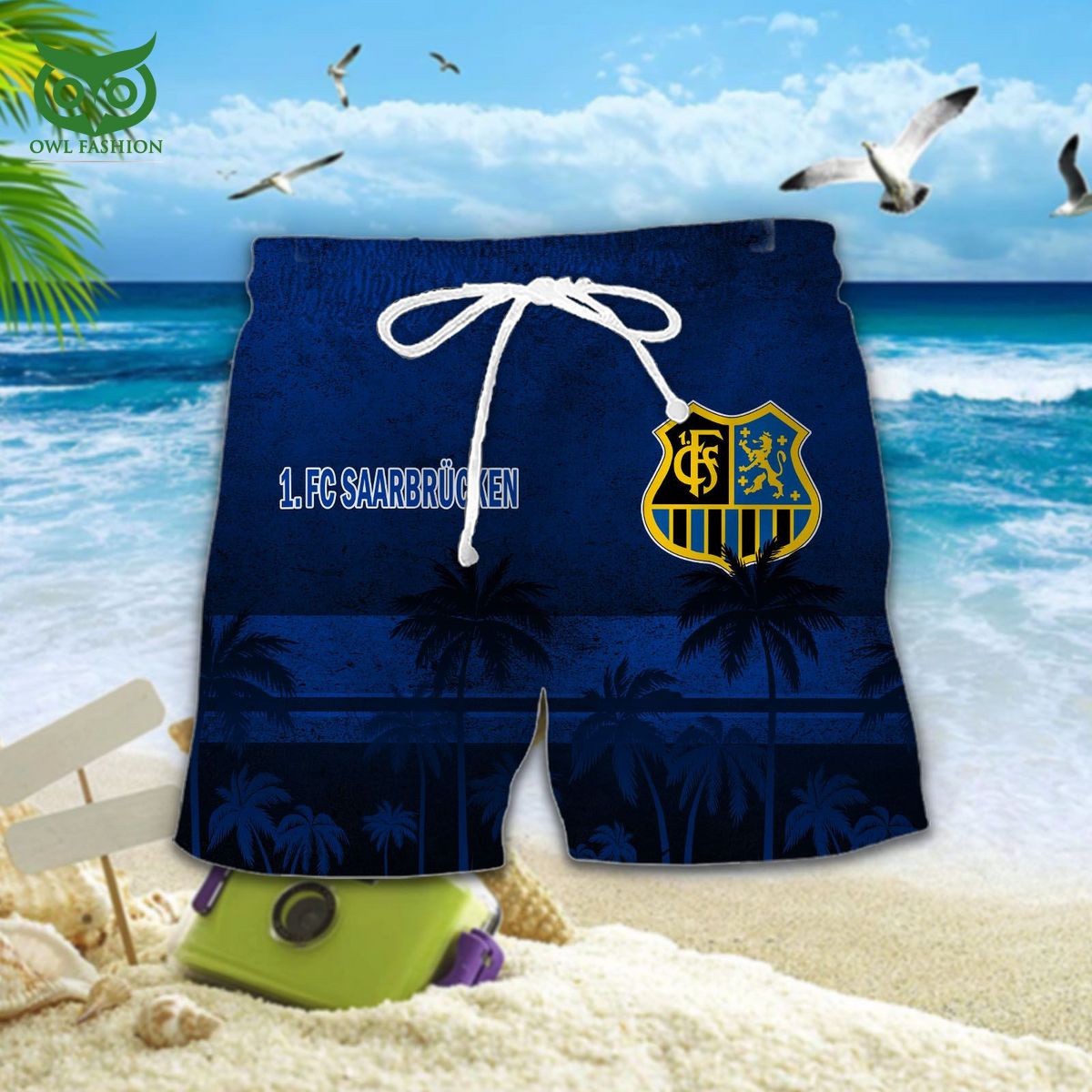 FC Saarbrucken Germany Bundesliga 3D Tshirt Hawaiian Shorts