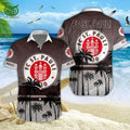 FC St. Pauli Bundesliga Champion 3D Hawaiian Tshirt Shorts