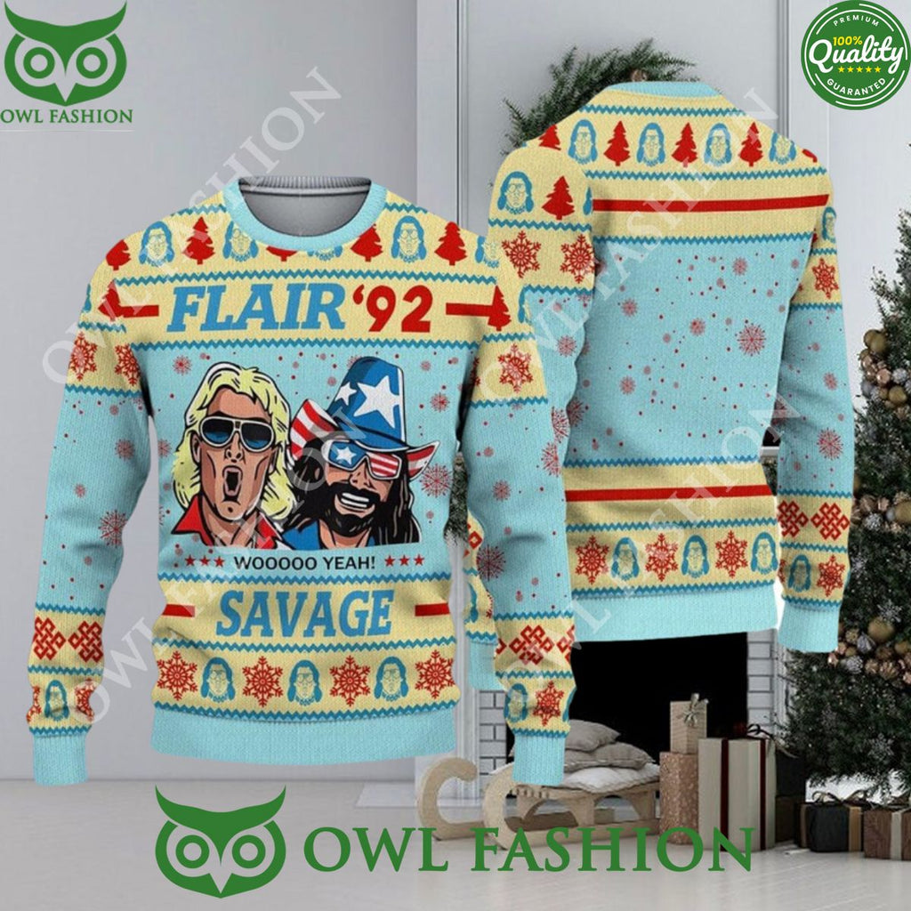 Flair 92 Savage Ugly Christmas Sweater Jumper