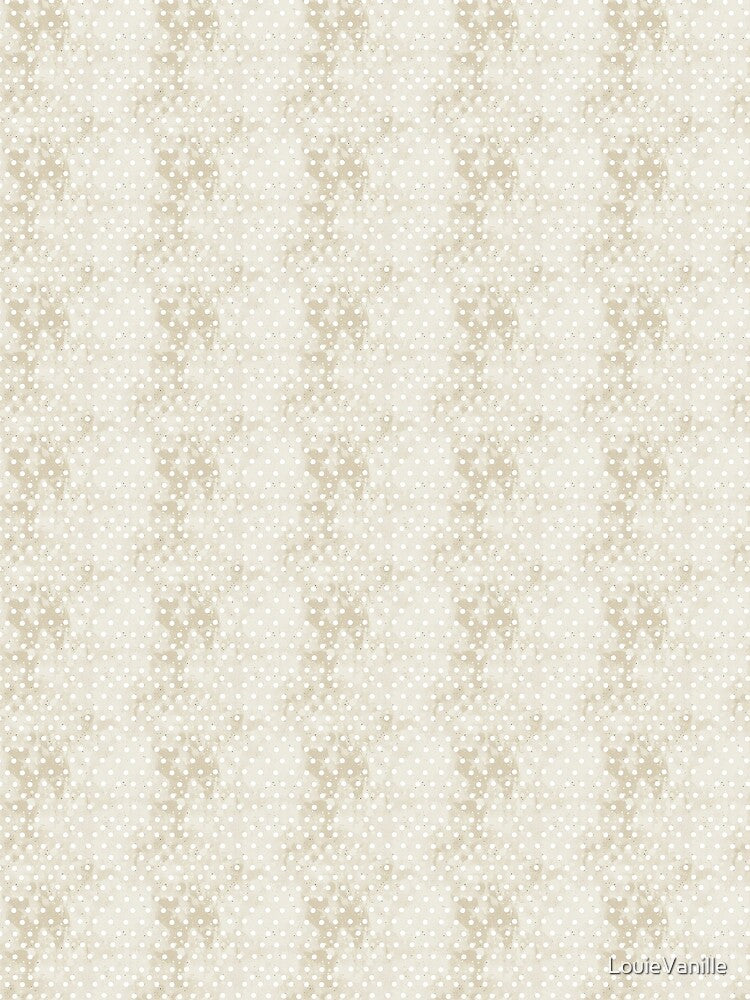 Vintage Distressed Beige Polka Dot by LouieVanille