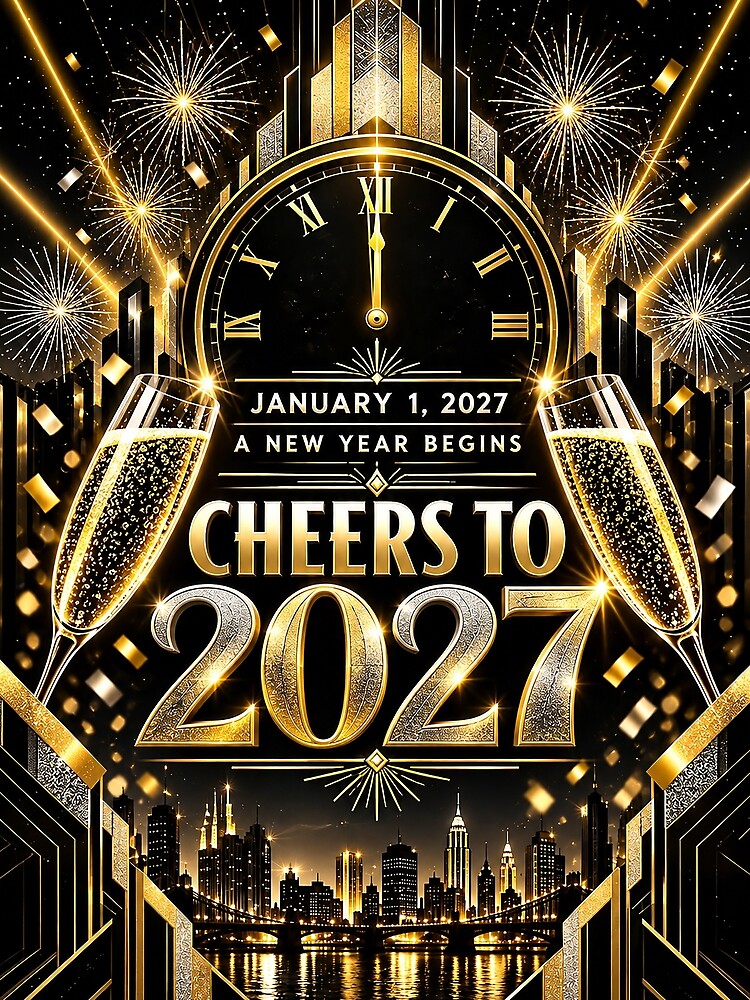 2027 CHEERS - HAPPY NEW YEAR by DBM Photo Art 1