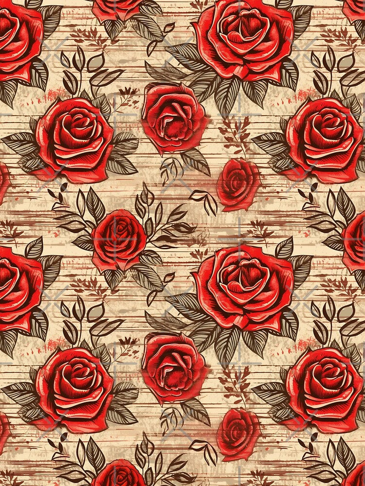 Boho Roses Design by StudioRedKoala