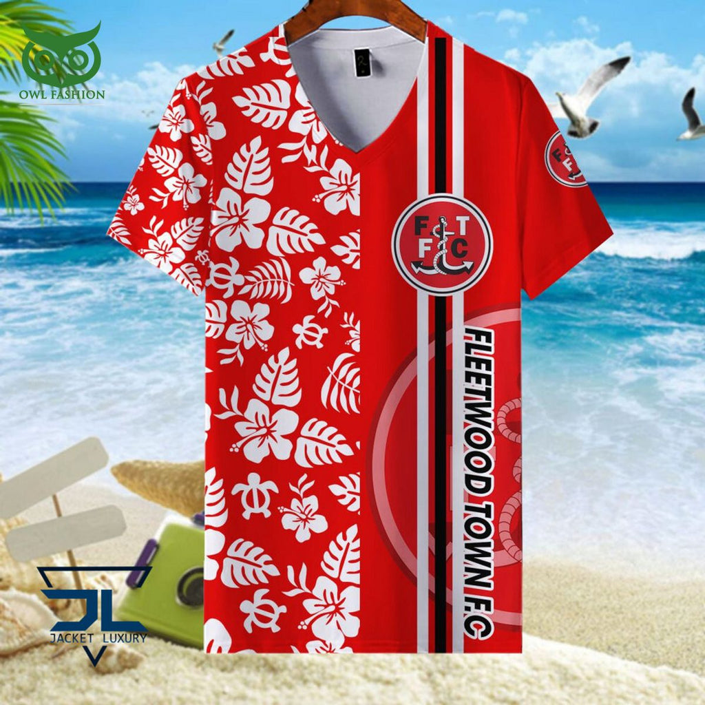Fleetwood Town FC Football EPL Championship Hawaiian Shirt