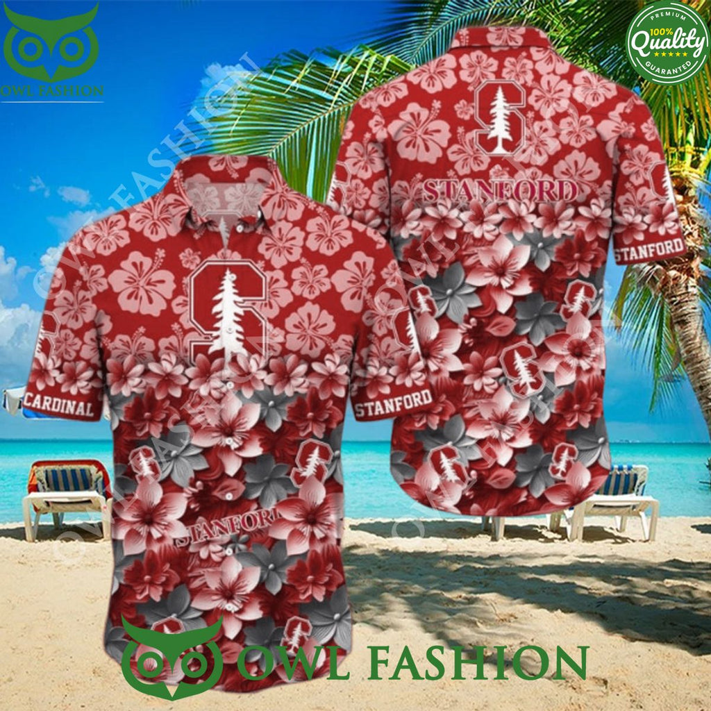 Flower Stanford Cardinal NCAA Hawaiian Shirt 2024 Trending Summer