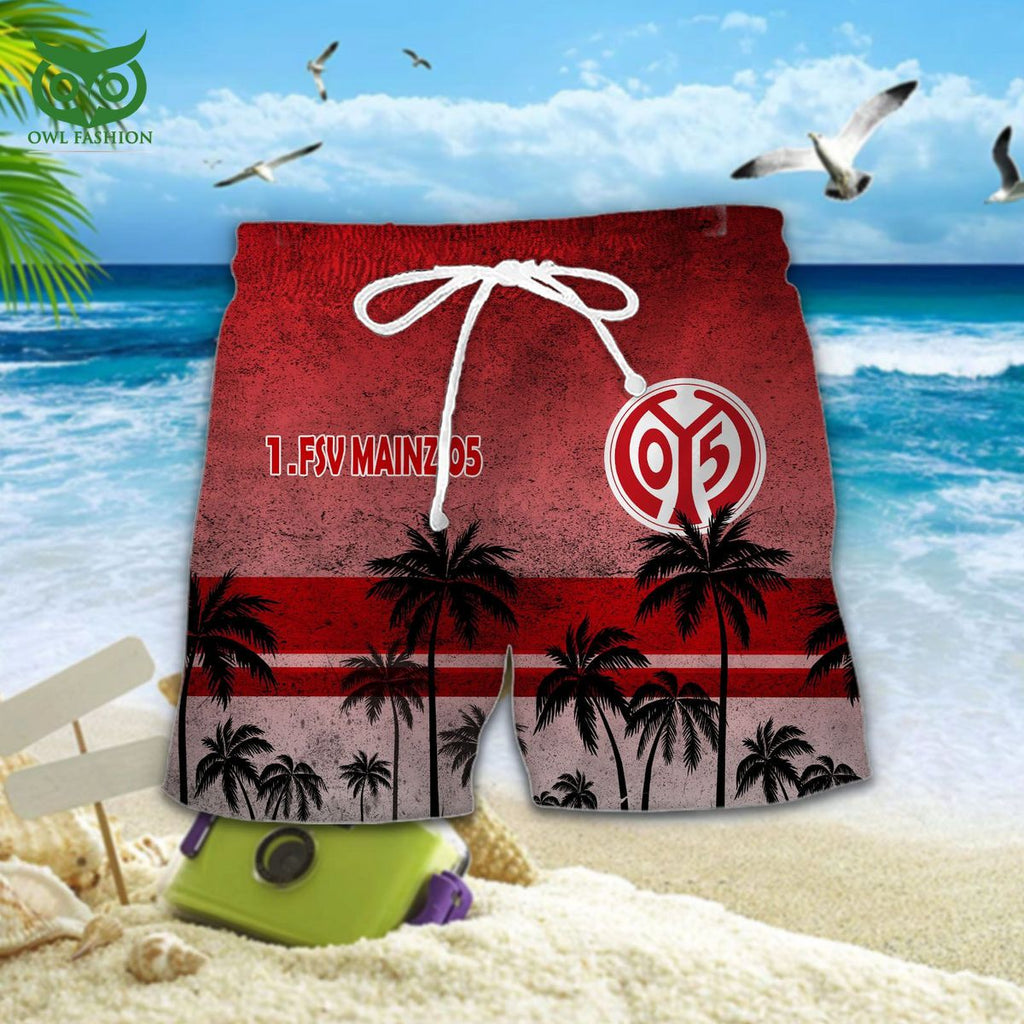 FSV Mainz 05 Bundesliga Champion 3D Hawaiian Tshirt Shorts