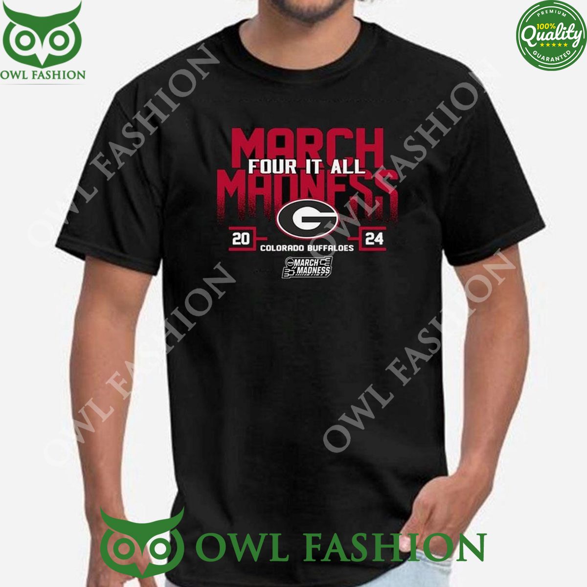 Georgia Bulldogs 2024 Ncaa March Madness Four It All Shirt Sweater
