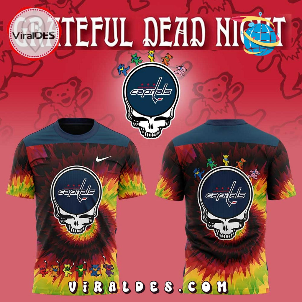 Grateful Dead Night 2025 Washington Capitals Hoodie