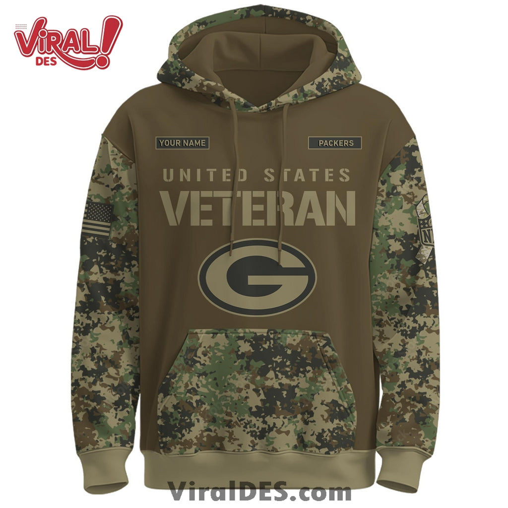 Green Bay Packers Salute to Service Limited Editions Hoodie