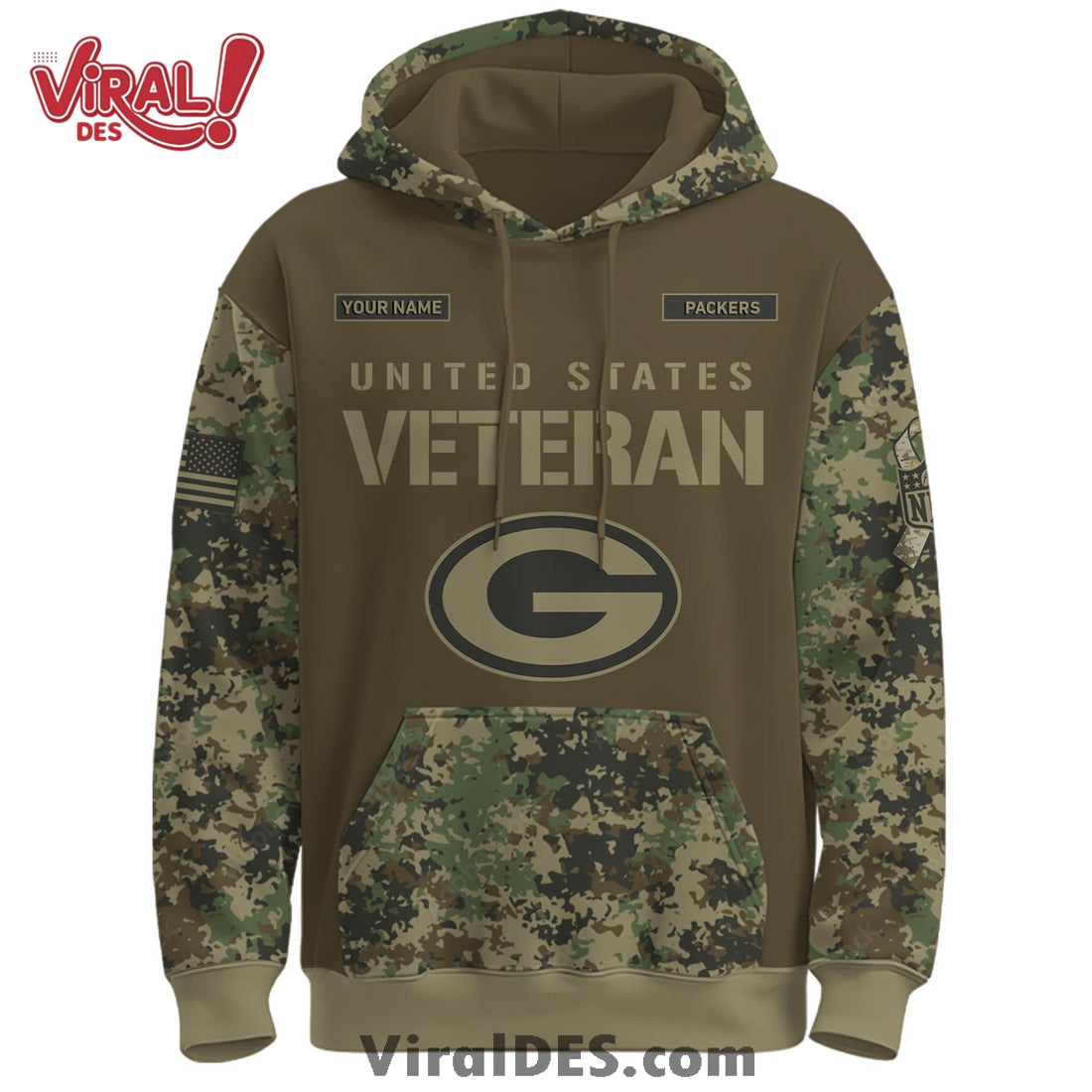 Green Bay Packers Salute to Service Limited Editions Hoodie