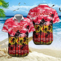 Honda Motorcycle Car Brand Premium Hawaiian Shirt Short