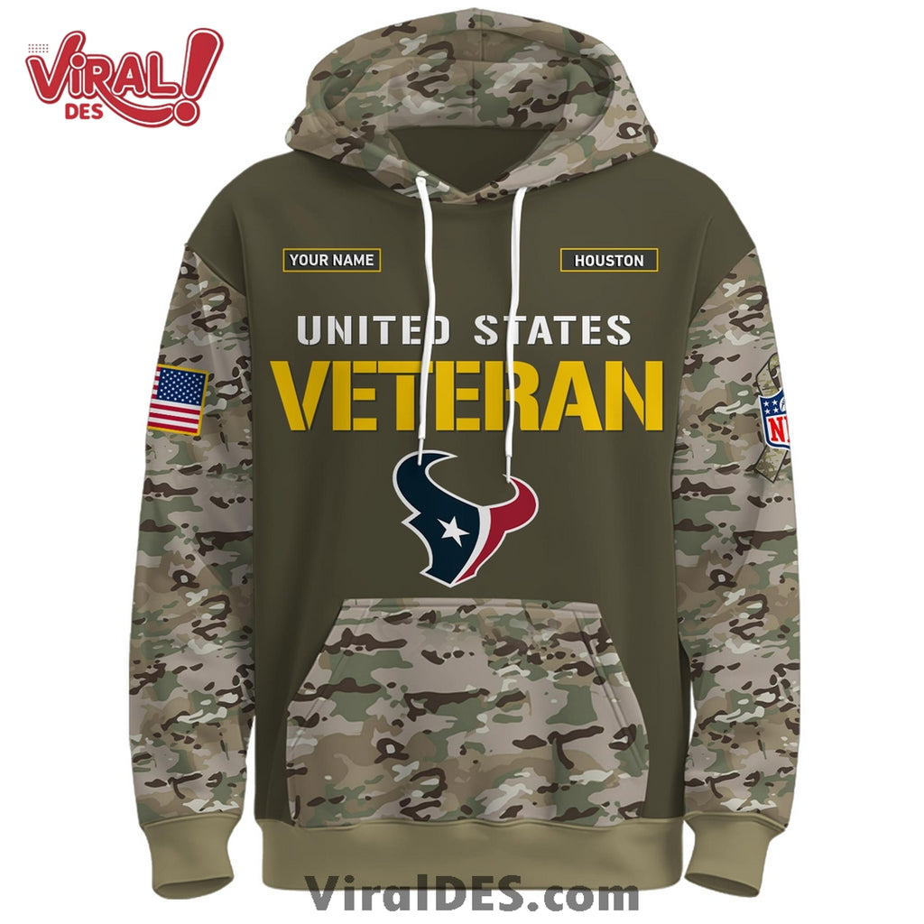 Houston Texans 2025 Salute to Service Hoodie, Long Pants