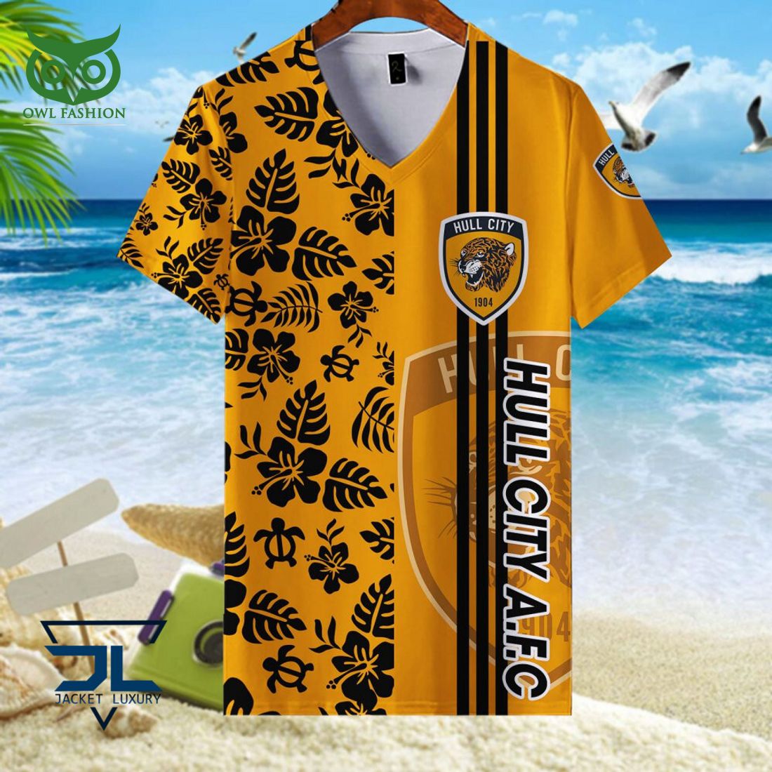 Hull City EFL Championship Hawaiian Shirt T-shirt
