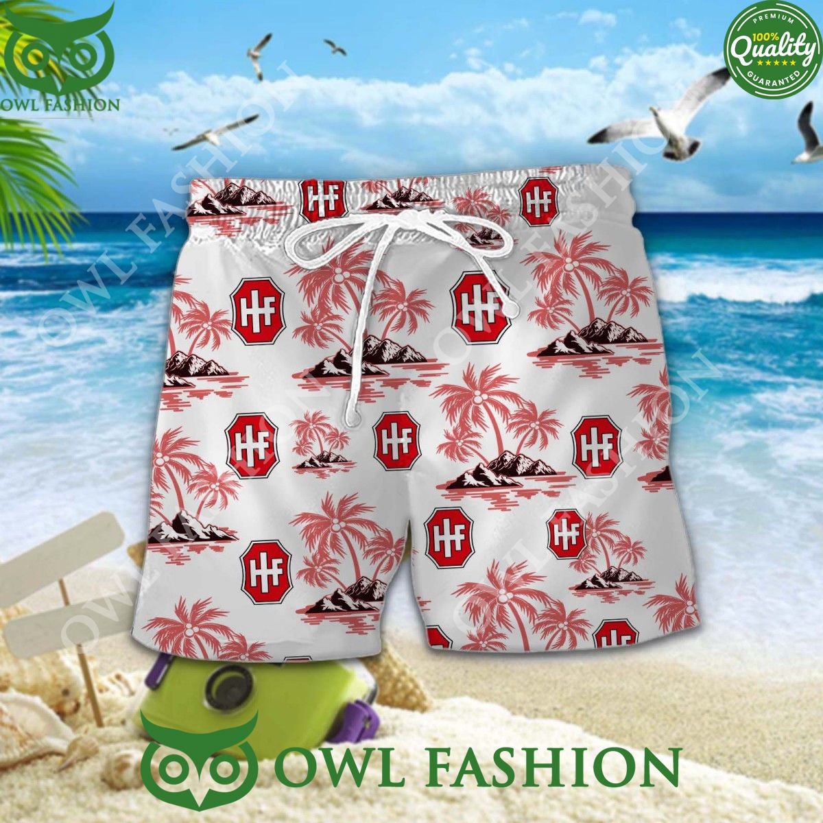 Hvidovre IF Superliga Football Champion Hawaiian Shirt Aloha