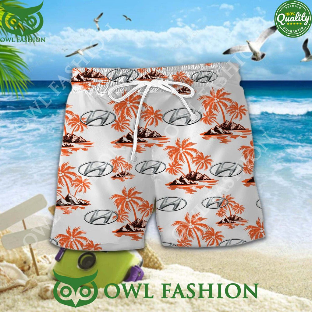 Hyundai Tucson Classic Car Brand Limited Hawaiian Shirt and Short