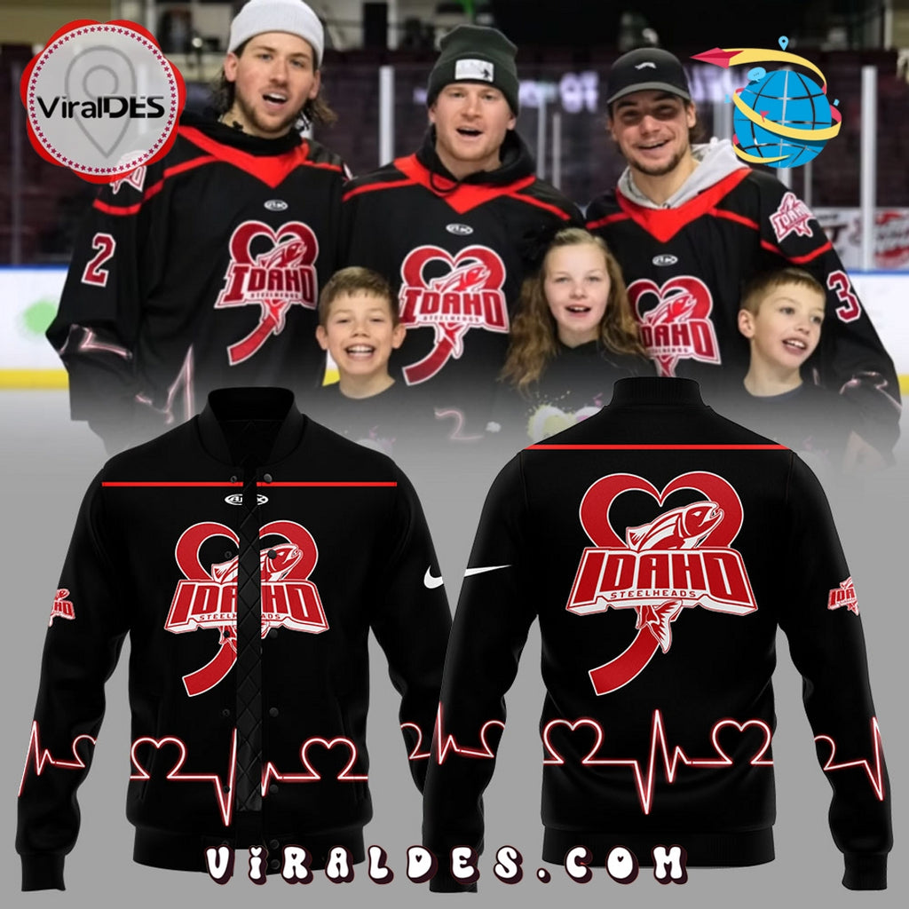 Idaho Steelheads Jayden DeLuca Foundation Baseball Jacket
