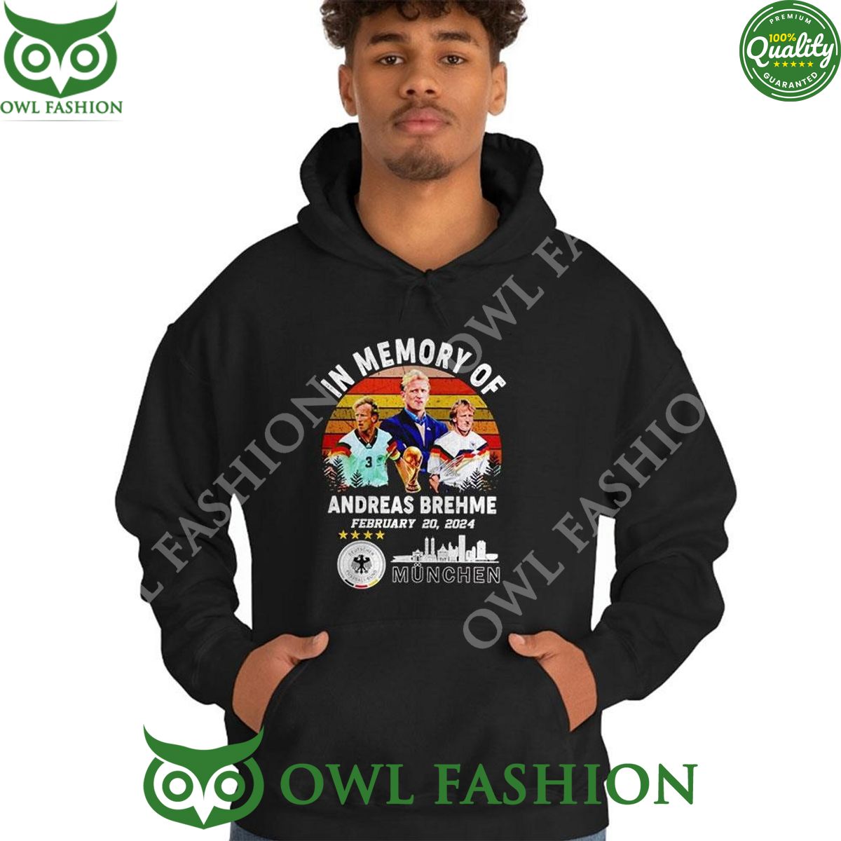 In Memory Of Andreas Brehme February 20 2024 Bayern Munich Shirt Hoodie