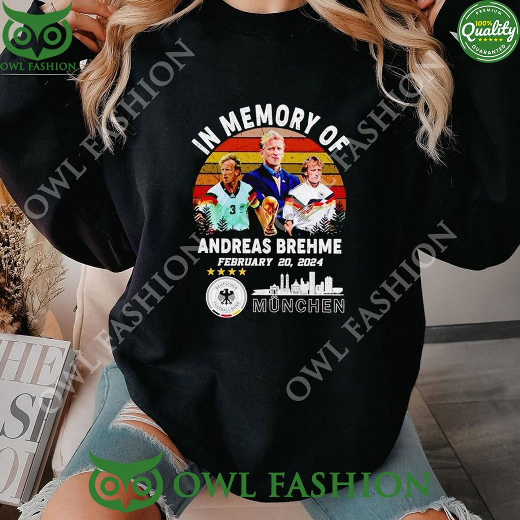 In Memory Of Andreas Brehme February 20 2024 Bayern Munich Shirt Hoodie
