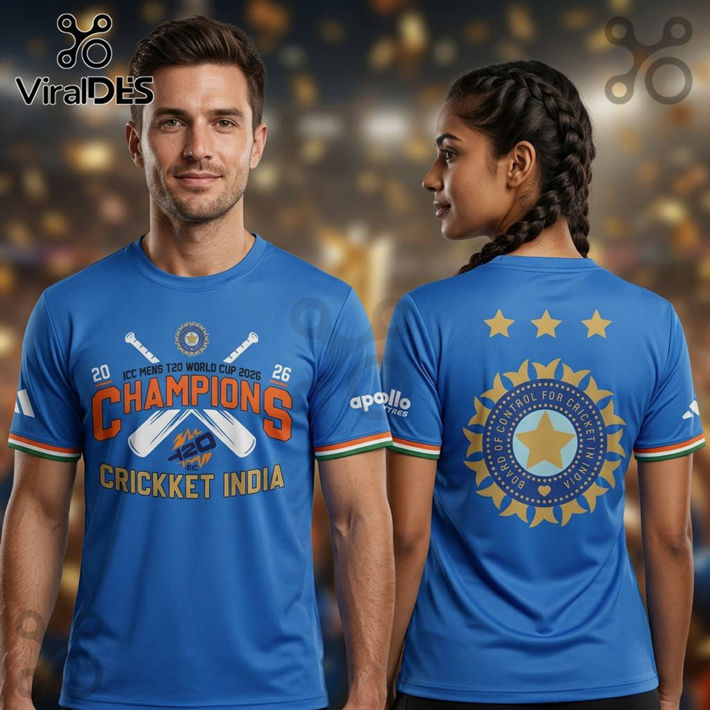 India Cricket Champions 2026 World Cup Shirt