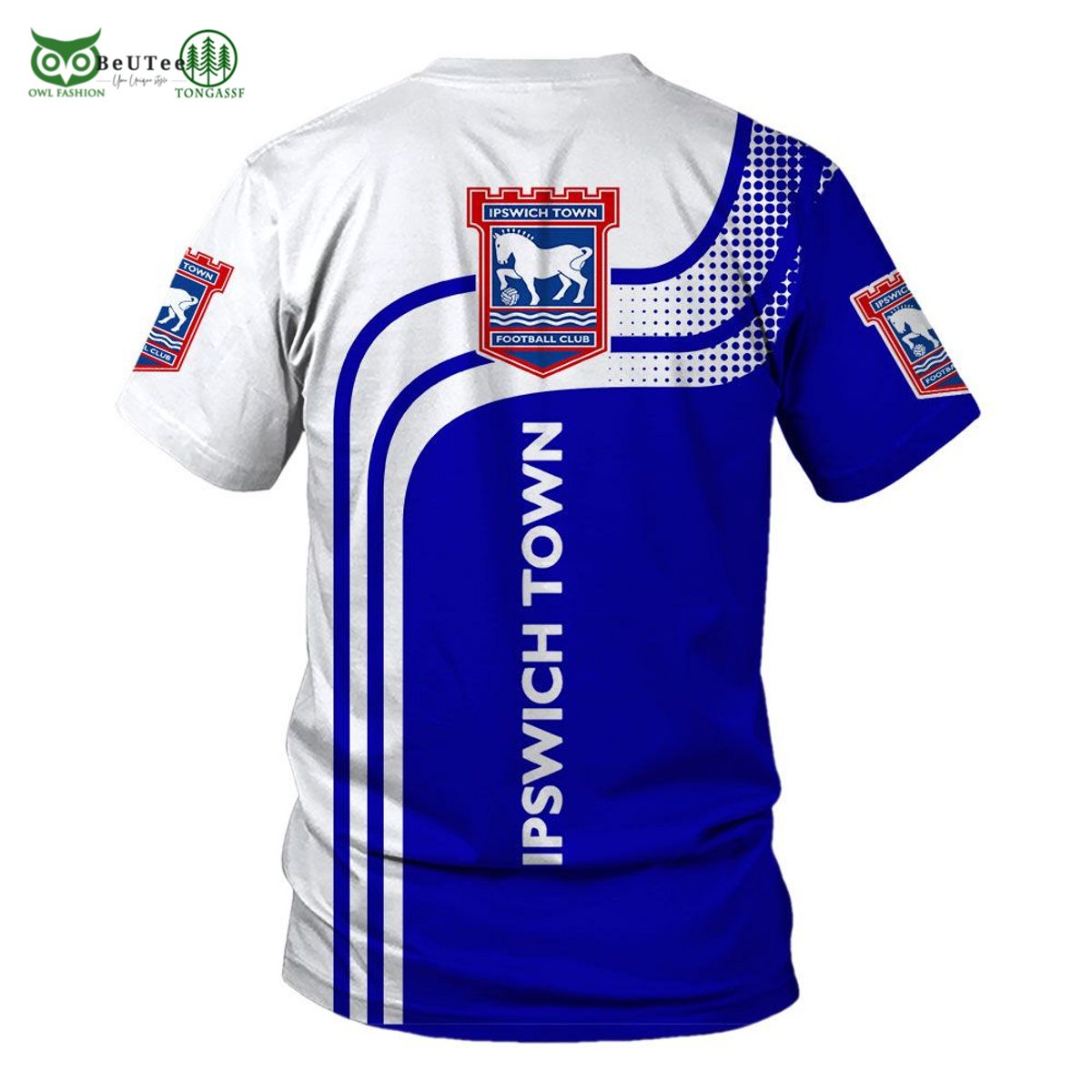 Ipswich Town FC EFL League One 3D Printed Hoodie Sweatshirt Sweater