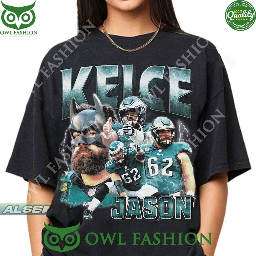 Jason Kelce Shirt Vintage 90S Center Homage Retro Classic Graphic t shirt