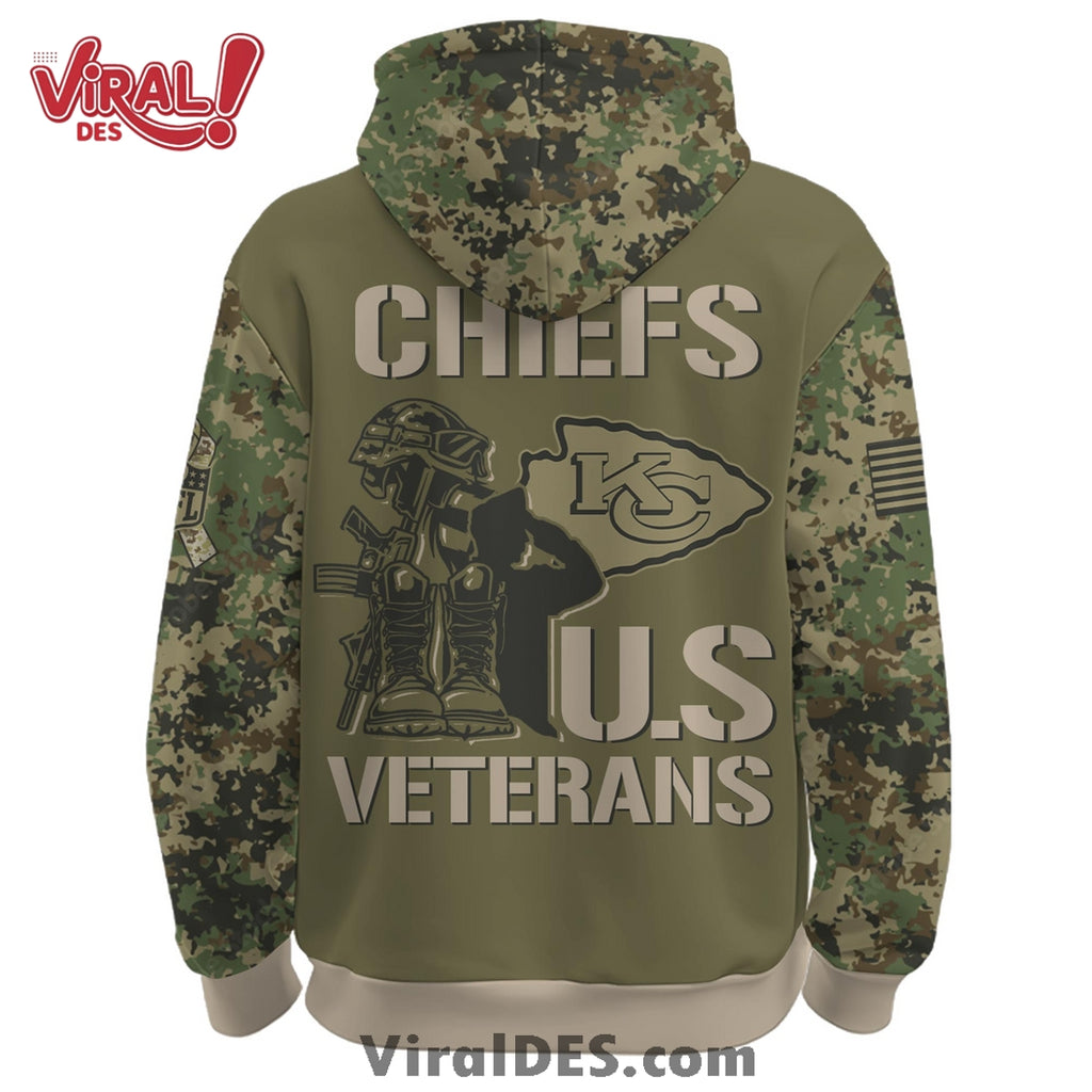 Kansas City Chiefs Veteran Day 2025 Hoodie Limited Edions