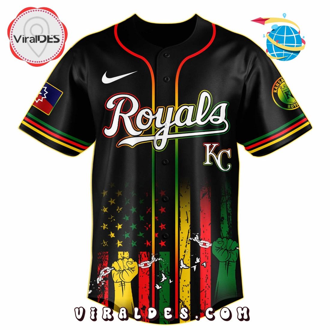 Kansas City Royals x 2025 Juneteenth Day Jersey